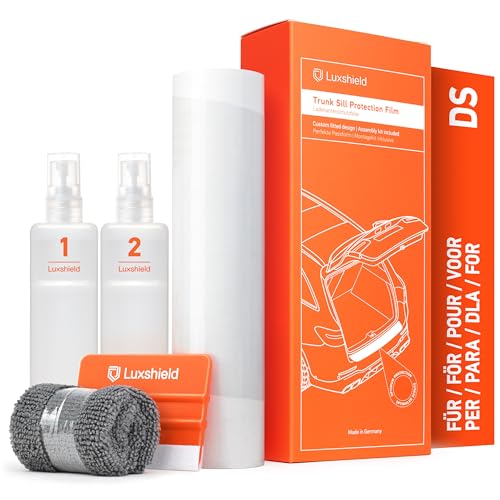 Luxshield Pellicola Protettiva per Bordo di Carico per DS Automobiles DS 3 I 2019-2025 - Protezione Paraurti, antigraffio, per vernice - Trasparente