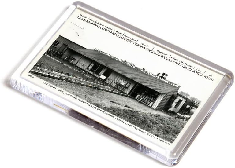 FRIDGE MAGNET - Vintage Wales - The Monfa Cafe, Llanfairpwllgwyngyll (2)