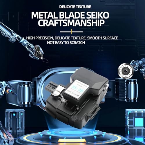 Image of Afflatus HS-30 Optical Fiber Cleaver High Precision Stripping Cutter Tools Cleaves with 48,000 Cleaves Fiber Cleaver, Fiber Cleaver Cutter, Optical Fiber Cleaver, Fiber Cleaver Cutter Wire Cutters