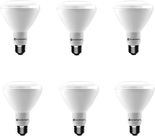 Hampton Bay Lighting - Bombilla LED Energy Star de 65 W, equivalente a 65 W, regulable, color blanco suave, paquete de 6, 02403
