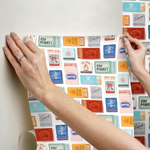 Papier peint blanc à décoller et à coller RoomMates amovible pour mur - 6