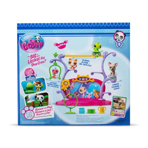 Littlest Pet Shop - Coffret Pets Got Talent - Ensemble de Jeu avec 2 Animaux, décor et Accessoires - Coffret Jouet Animaux Mignons - Mini-Figurines - Jouet...