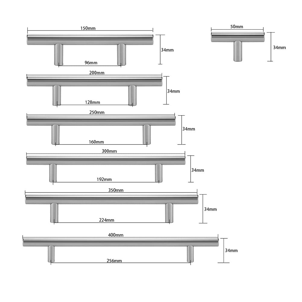 Nórdico Tiradores De Puerta De Armario Cocina Manija del Cajón Manijas De Puertas Moderno Picaportes Manetas (Distancia del Agujero 160mm, Longitud 250mm) por Muebles Negro Mate 4 Piezas