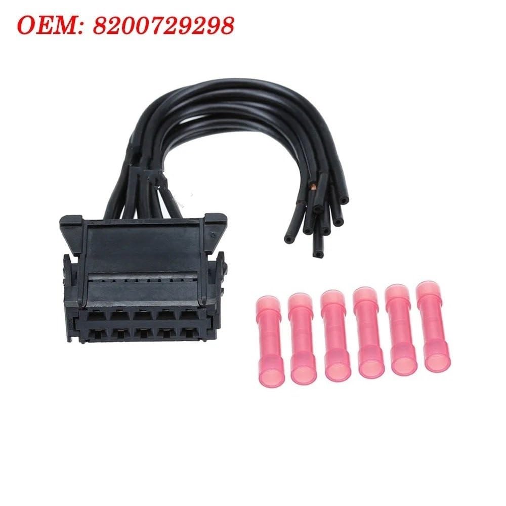KFZ Stecker 8200729298 Kompatibel Mit Megane 2 Für Scenic II Für Clio Für Twingo Heizgebläse Kabelbaumstecker