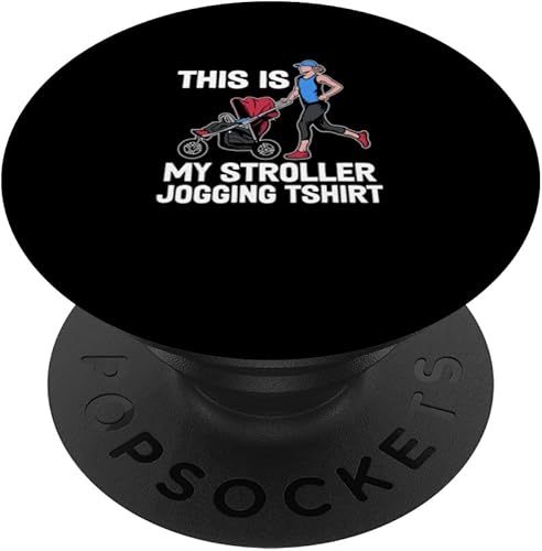 Cochecito de correr para bebé, entrenamiento cardiovascular, fitness, PopSockets estándar PopGrip