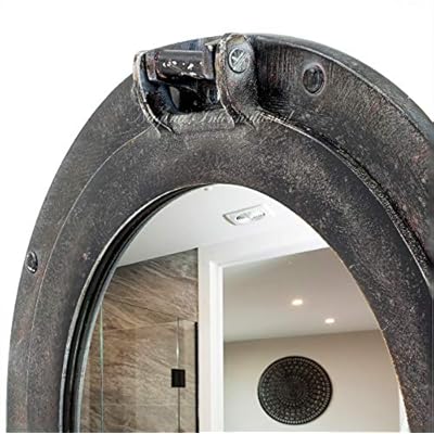 Nagina International Aluminum Porthole Mirror 15" - Nautical Wall Décor 51wpXNnHcFL. SS400