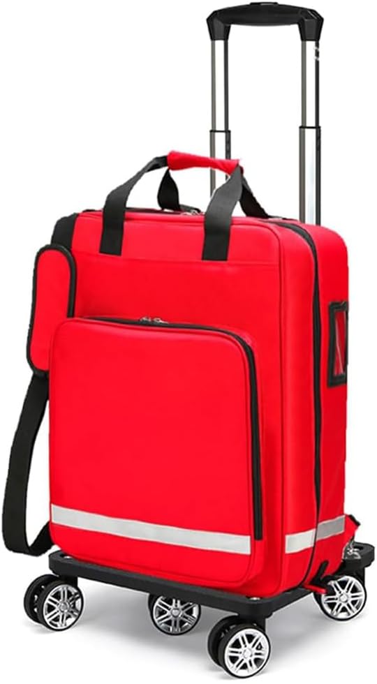 First Aid Kit, Empty Medical Supplies Roller with Detachable, Large Capacity Emergency Rescue, Suitable for Outdoor Hiking