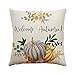 Produktbild KAERMA 45x45cm Kissenbezug quadratischer Form Wurfkissenbezug Kissenbezug for Heim Sofa Dekoration Happy Thanksgiving Day Fall Geschenke Leinen Dekorationswerkzeuge (Size : 1)