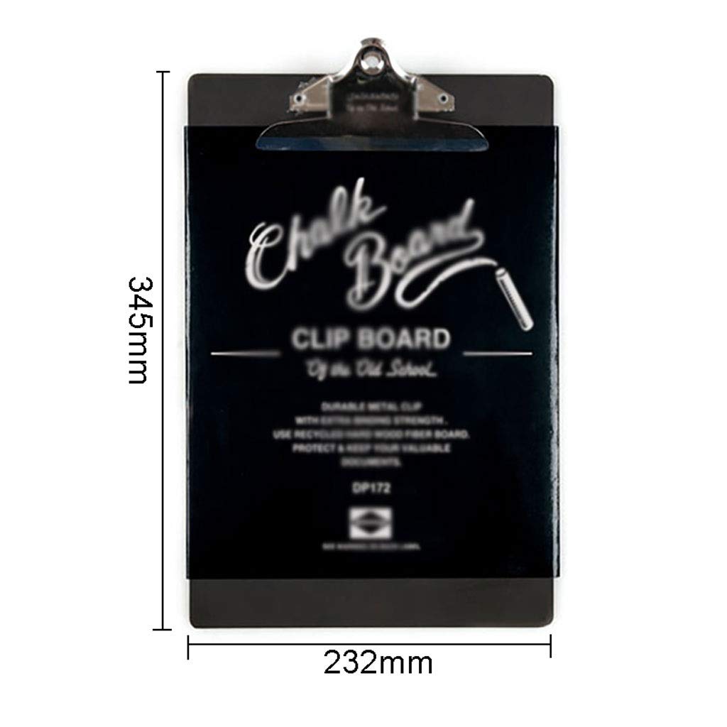 TOMYEUS klemmbrettmappe A4 Klemmbrett Goldene Edelstahl Metall Legal Pad MENU MENU SCHREIBEN BOOD Office SUPPINGS MIT Hängenden Lochordner Lose Blatt Klemmbrett-Mappe (Size : A)