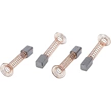 FABULETTA 4Pcs Carbon Brush Set 4.8x5.5x7.3mm for Angle Grinders Electric Hammers Saws Compatible with Type 300 395 595 3000 6000 Types 3 4 5 Motor Replacement Parts