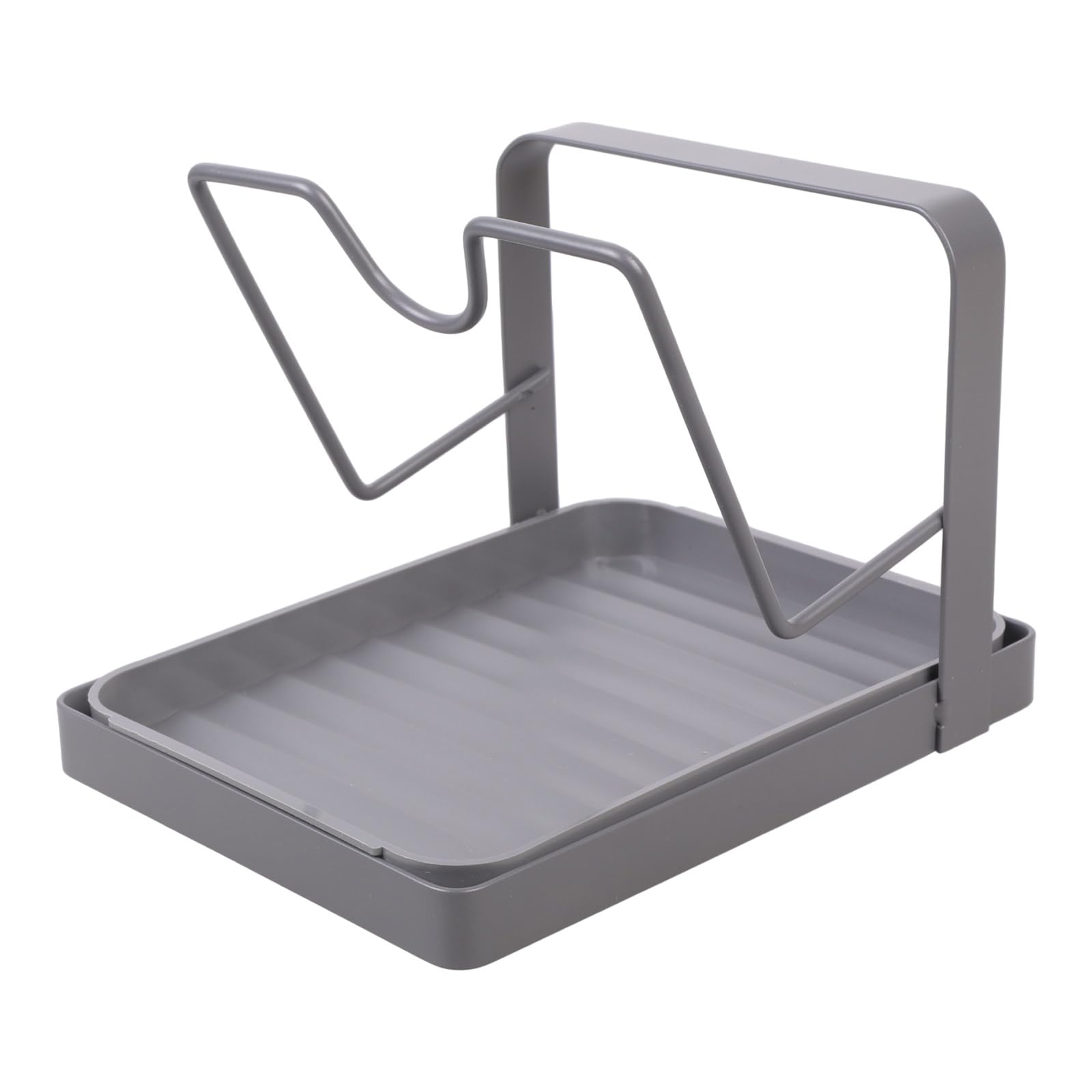 HDOYTXXM Sturdy Lid Stand with Suction Base for Enhanced Stability and Space Saving Design Pots Lid Holder