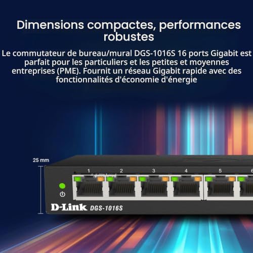 D Link DGS Non géré Gigabit Ethernet 101001000 Neuf - vue 8