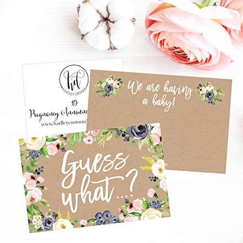 25 Pregnancy Announcement Card Set, We're Expecting Baby Surprise Having Birth Reveal Only Best Friends Get Promoted To Auntie Aunt Uncle Grandpa Grandma Grandparent Sister Brother Family Dad Mom #TOP2