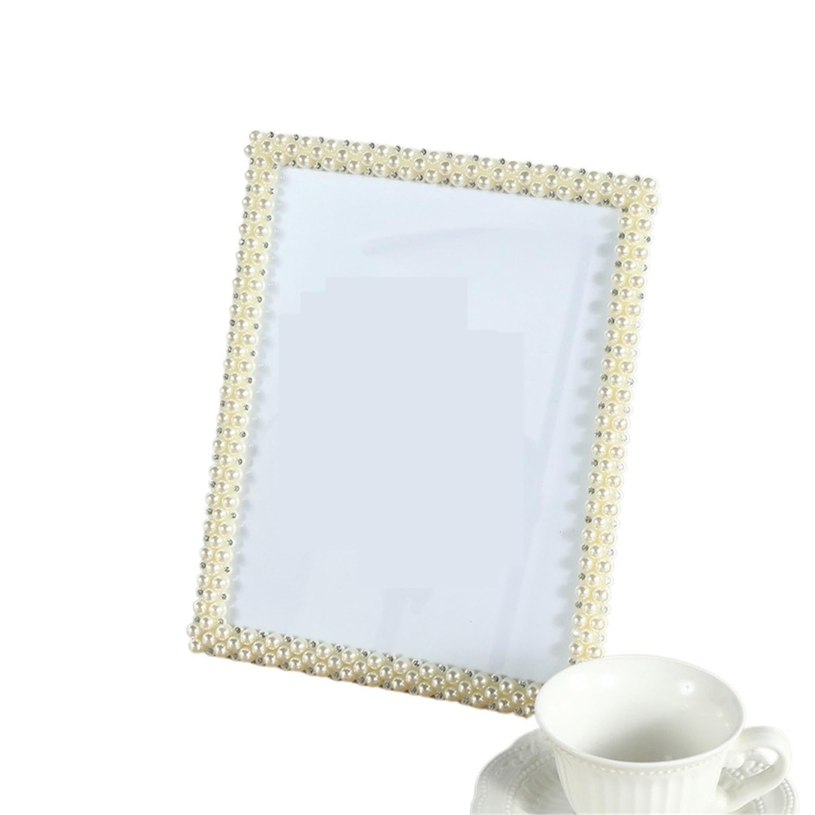 Cadre photo de bureau en perles cadeau d'anniversaire et de mariage romantique