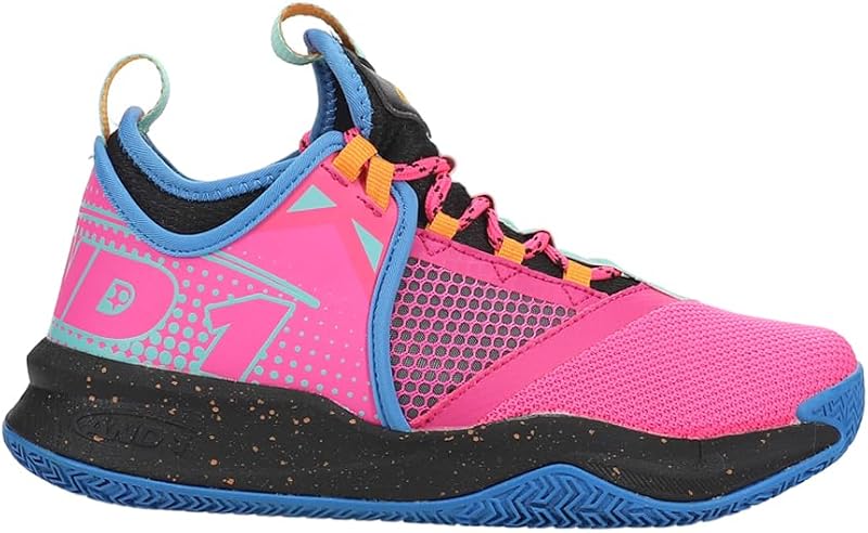 AND1 Kids Girls Charge - Zapatillas de baloncesto - Rosa