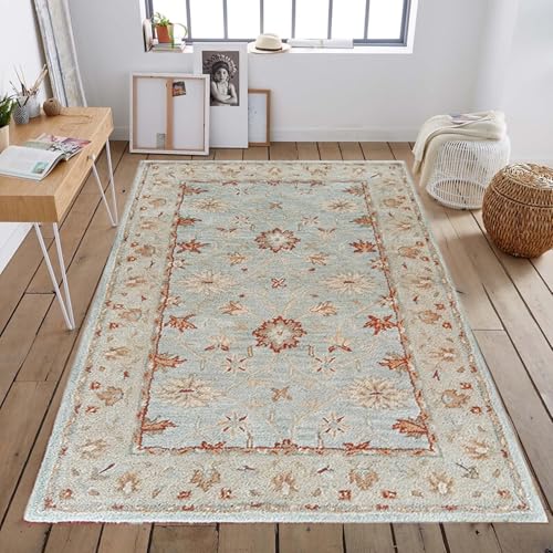 Catherine 3x5 ft Tufted Indoor Rug with Nonslip Backing