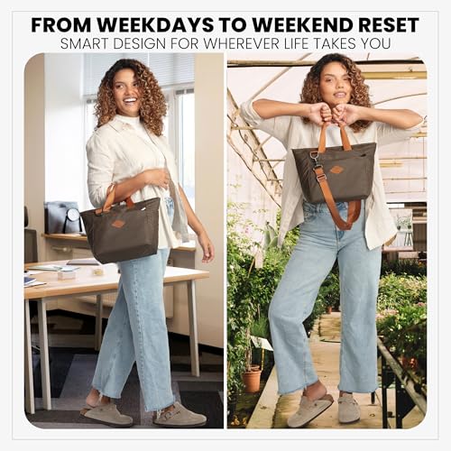 DaCosta Daily Tote Bag for Women with Zipper - Travel Tote with Pockets - Lightweight Daily Bag with Insulated Lining4