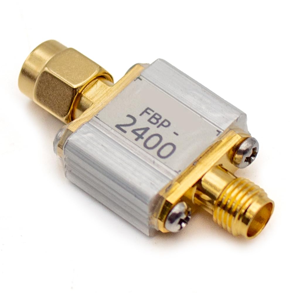 Filtro Passa-Banda 2.4GHz 2450MHz, per Anti-Interferenza WiFi/Bluetooth/Zigbee, Interfaccia SMA