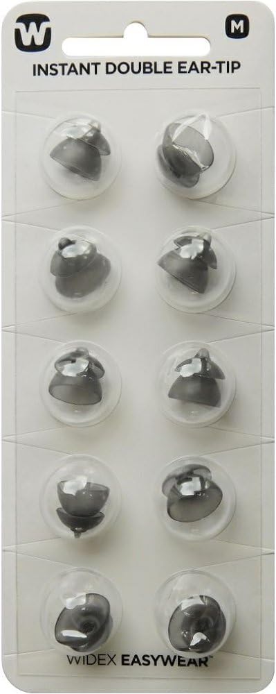 Widex Instant Double Ear-Tips (Medium) - Pack 10