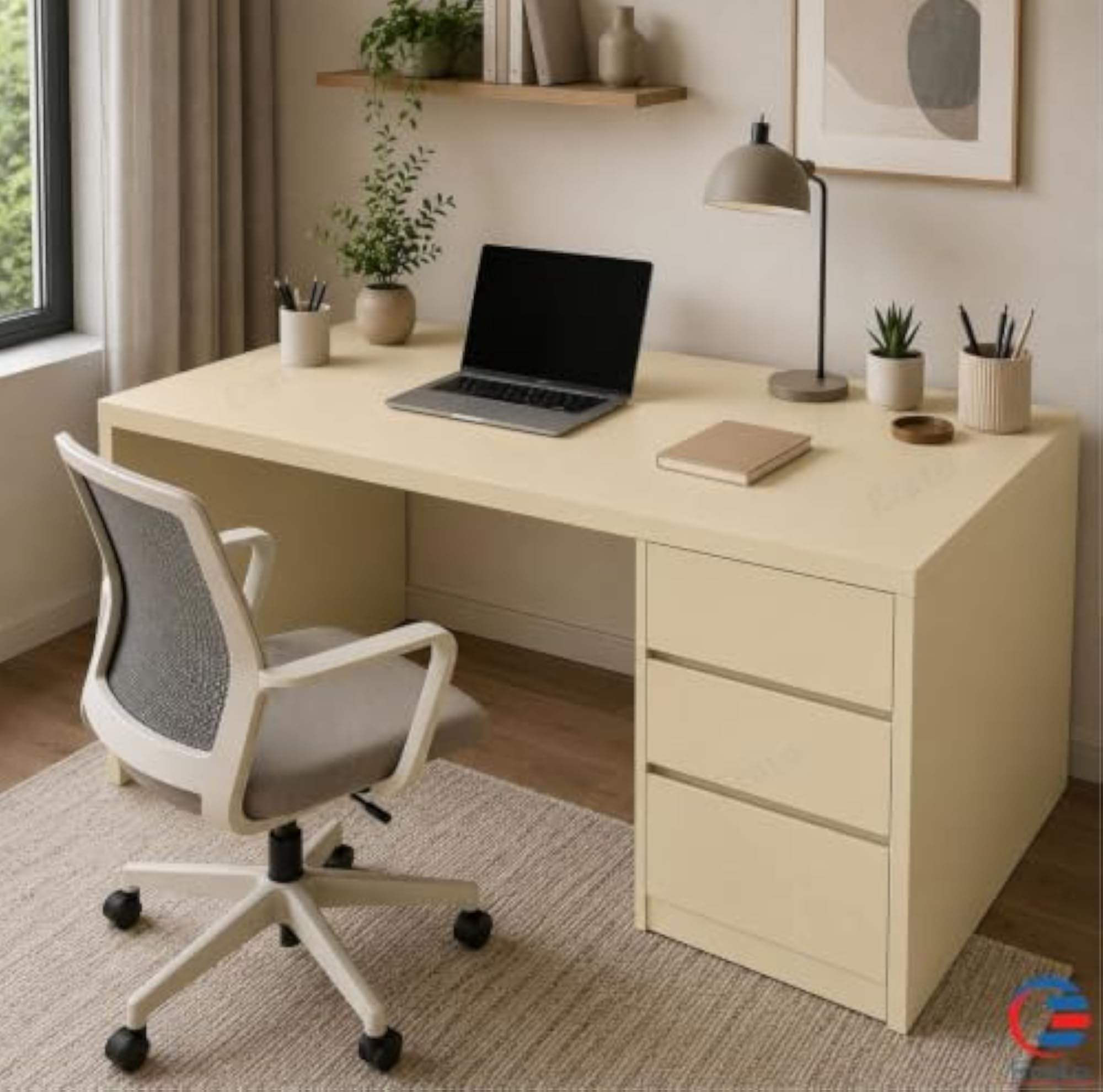 Matte Wallpaper Peel & Stick Vinyl Paper, Beige