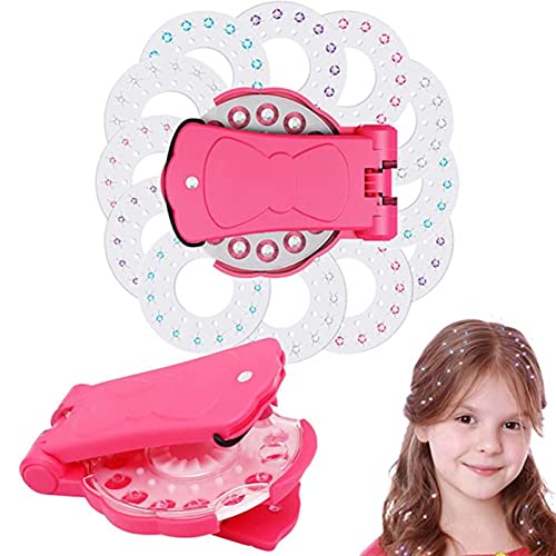 Estampador de jóias de cabelo,Shining Diamond Hair Girls Hair Gem Machine | Penteados rápidos para p