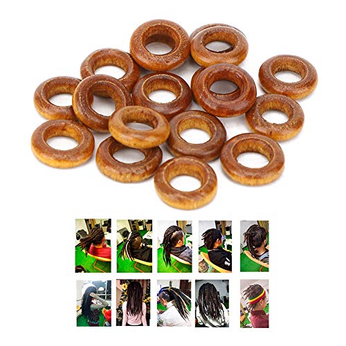 Artesanato DIY, anéis de madeira natural, pulseira DIY para fabricação de joias Acessórios de joias