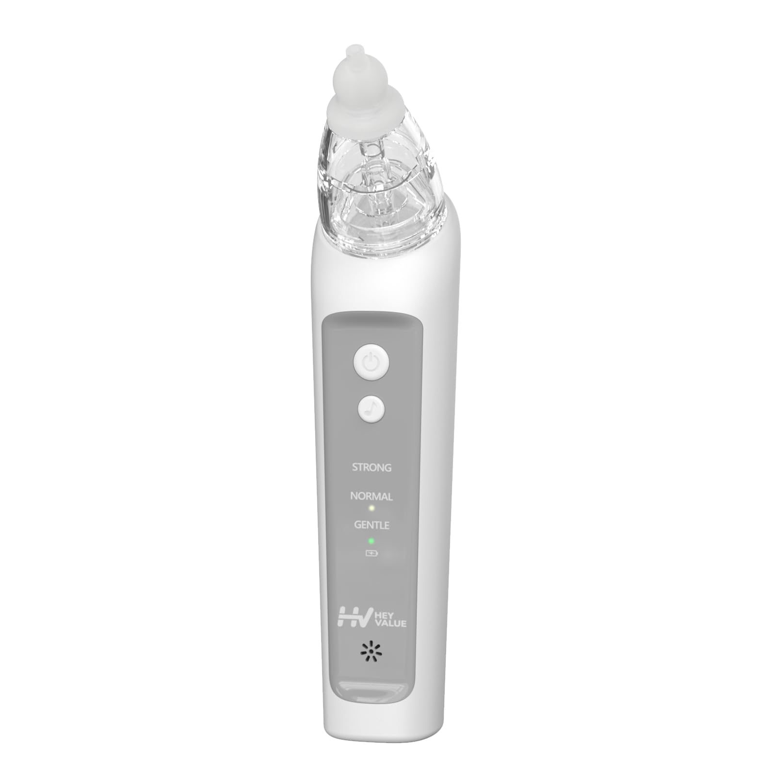 Nasal Aspirator for Baby, Baby Nose Sucker, Electric Nasal Aspirator for Toddler, Baby Nose Cleaner with 3 Silicone Tips, Adjustable Suction Level and Music Volume