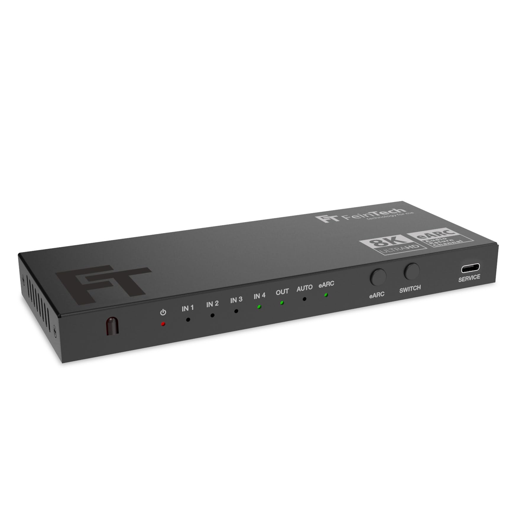 FeinTech AX340 HDMI 2.1 eARC Pass Switch 4 en 1 Out pour barre de son eARC