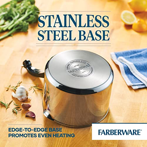 Farberware Classic Series Stainless Sauce Pan with Lid, Straining, 3-Quart - image 7