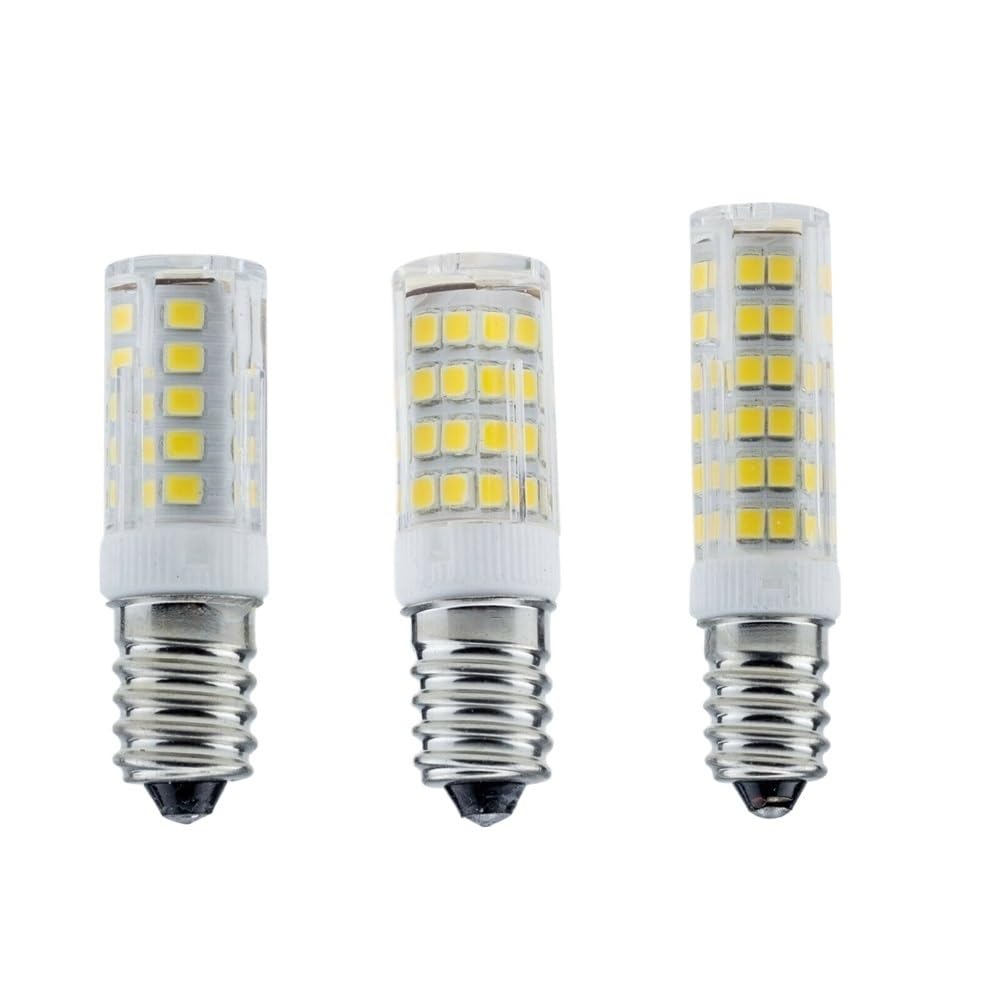 NXCVBNKZJ KJXP Lighting, Pack of 12, LED Corn Bulb AC220V G4/G9/E14 3W 5W 7W Crystal Ceramic Lamp SMD2835 LED Lamp Bulb(Cold White,E14 33LED 3W)