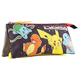 estuche escolar milan patch rosa 4 compartimentos Regalos de Pokemon: los estuches escolares Pokemon son el regalo perfecto para todas las ocasiones