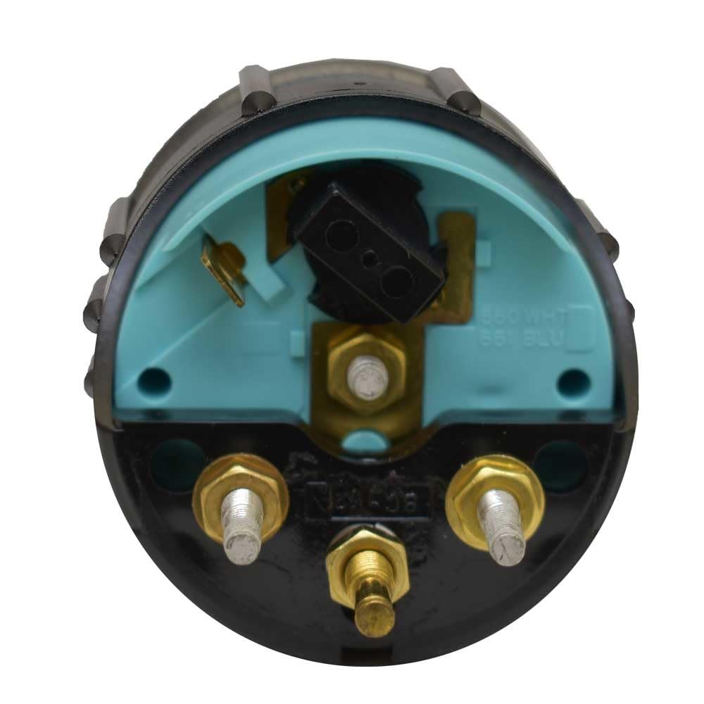 Faria Boat Temperature Gauge GP7762A | 2 Inch Metallic Black