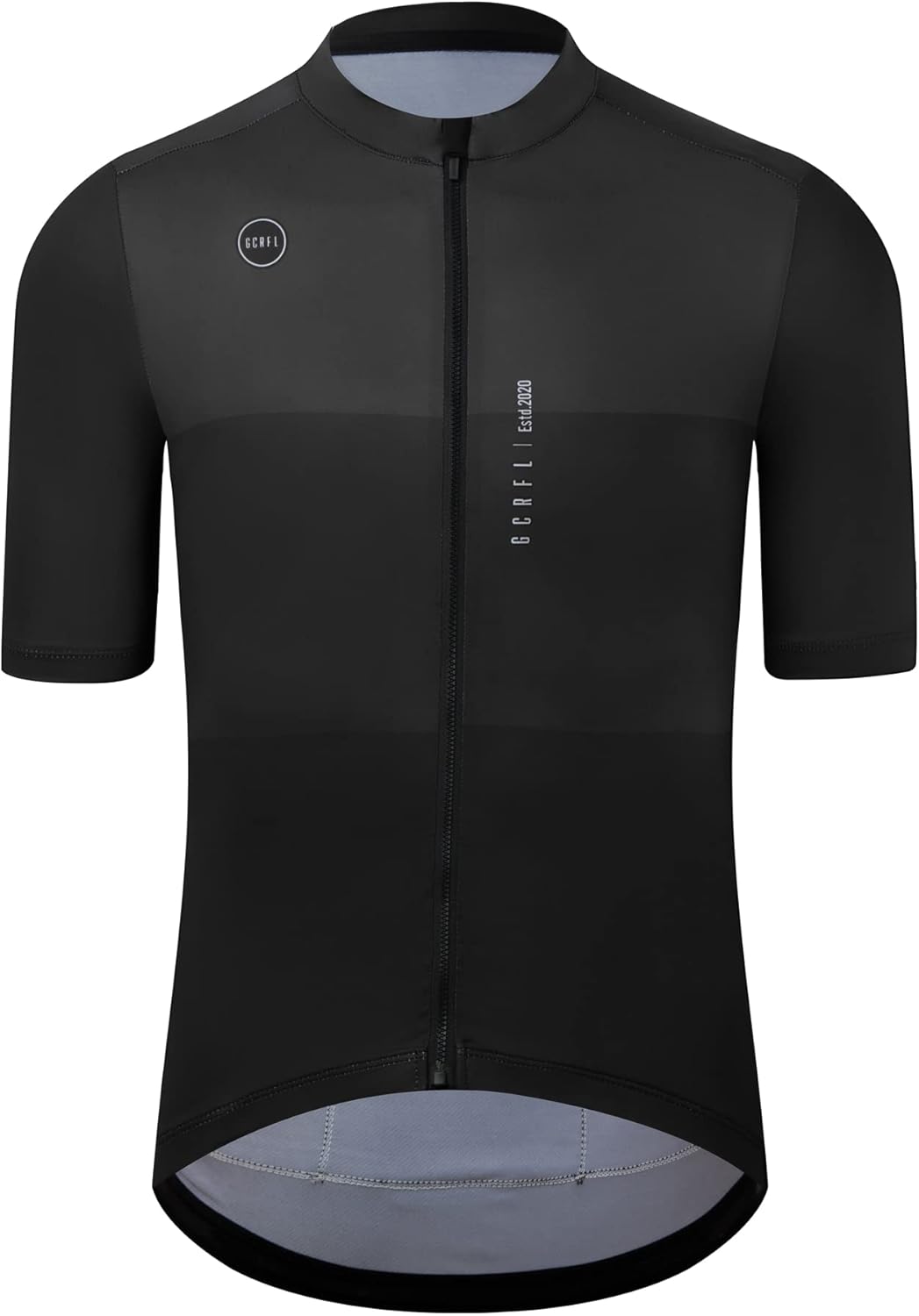 GCRFL Cycling Jersey Men Shorts Sleeves Road Bike Jersey Bicycle Tops Shirt, Zipper Pocket UPF 50+ Lightweight PRO Race Fit