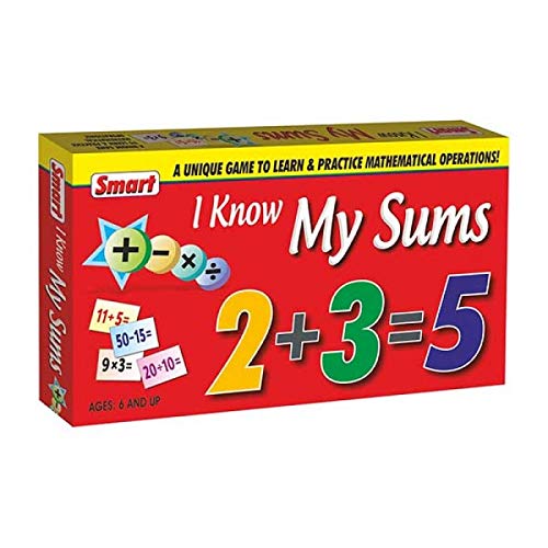 smart05004 I Know My Sums Card Game
