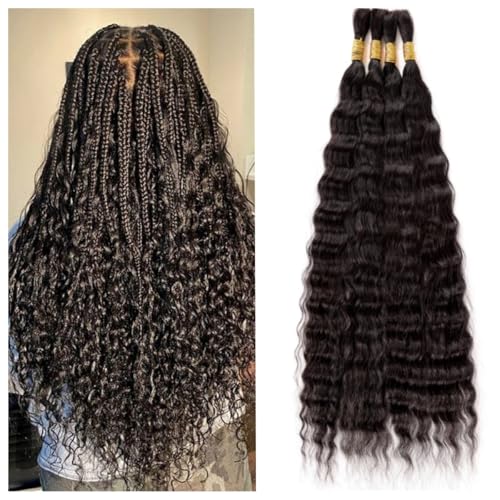 Wet and Wavy Human Braiding Hair No Weft Super Wavy