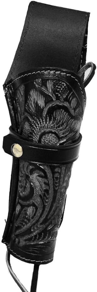 Leather Western Holster for Revolver Right-Handed Hip Draw Holster