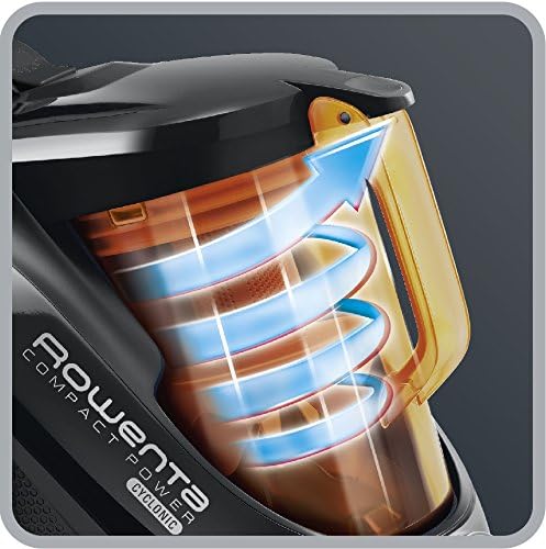 Detailed view of the cyclonic separation process