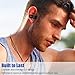 Joysico Wired Over The Ear Earbuds with Microphone Volume Control Ear Hook and Case, Sweatproof Sport Earphones for Running Exercise Gym Workout, Wrap Around Headphones for Cellphones, Laptop, Tablet