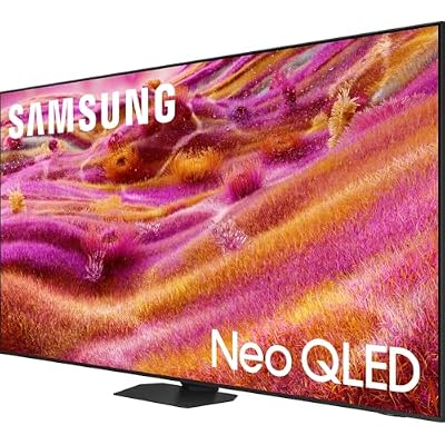 Samsung 55 Neo QLED 4K QN90F Smart TV (2025) Vision AI, Mini LED, Neo Quantum HDR+, Glare-Free Bundle with CPS Exclusive 1-Year Protection & Deco Gear Complete Home Theater Beginner's Guidebook