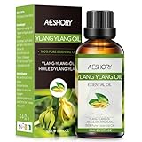 AESHORY Ylang Ylang Ätherisches Öl 50ML, Natürliches Ylang-Ylang-Öl, Premium Aromatherapie...