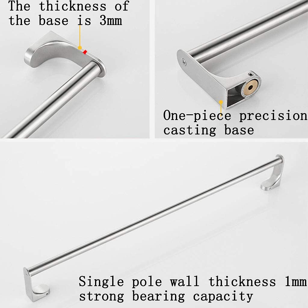 Toalleros, Toallero, unipolar Largo for Colgar en la Pared, baño, Inodoro(60Cm)