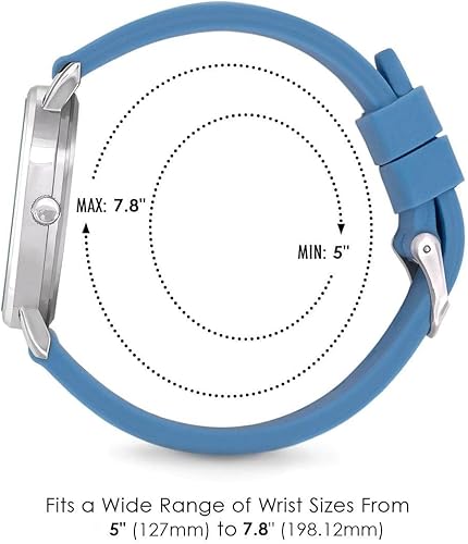 Miniatura 5 de Speidel Original Scrub Watch para enfermeras, profesionales médicos y estudiantes - Varios colores médicos de exfoliación, dial de fácil lectura,