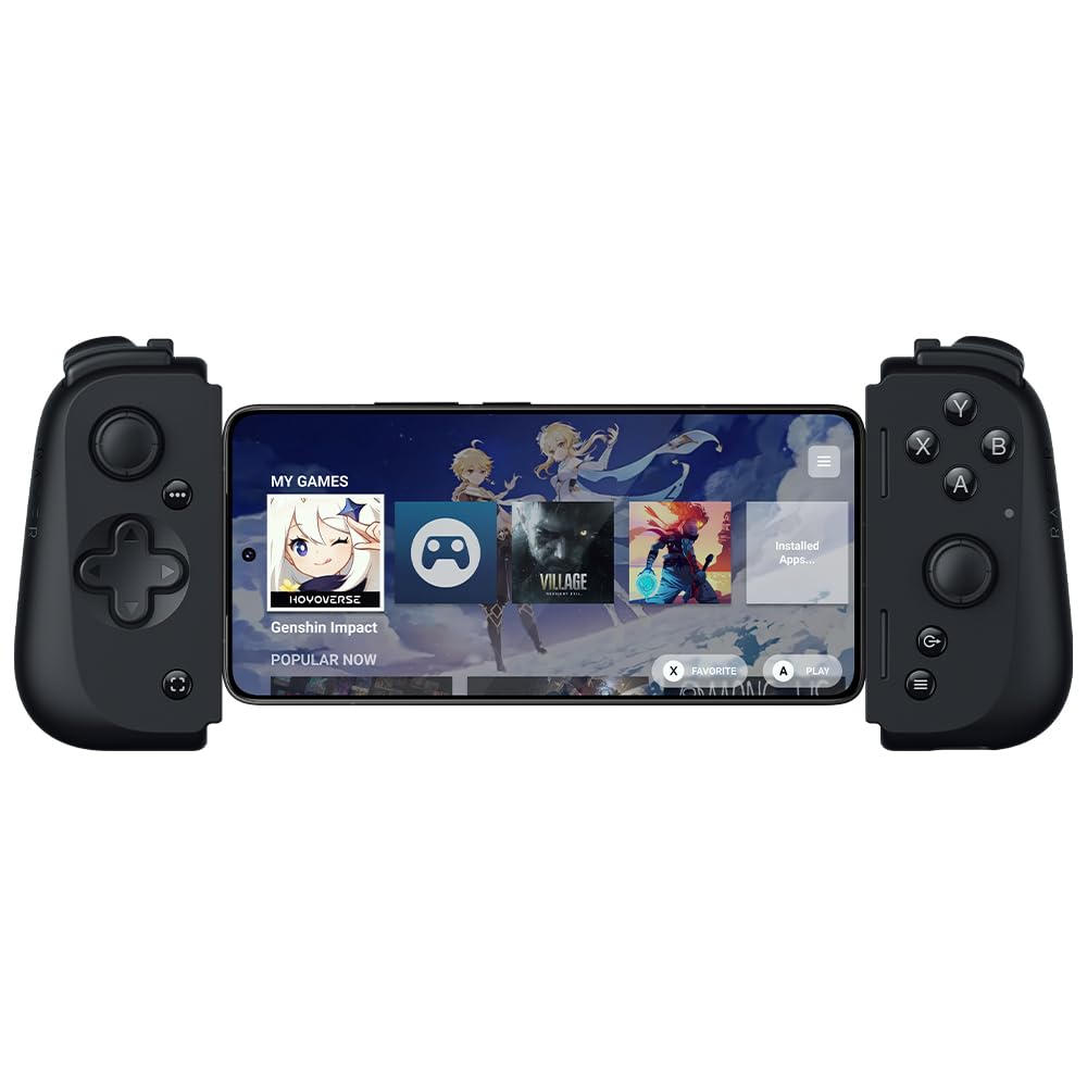 Xiaomi POCO F7 Pro Smartphone, 12+512, Blu, Batteria da 6000mAh, 90W HyperCharge, HyperAI (Caricabatterie non incluso) + Razer Kishi V2 USB-C