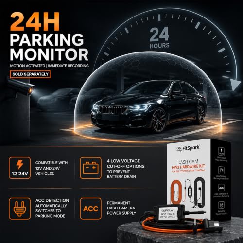 Image of MyFitSpark DC-101 WiFi Duo Real 2K Dual Channel Dash Cam Car Front and Rear | Novatek AI Chipset ADAS Safety Night Vision Wi-Fi App Supercapacitor Parking Mode 130 Wide Angle Upto 512GB