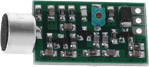 Módulo de transmisión de audio, Módulo de Transmisor FM Tablero 0.7-9V 88-108MHz Módulo de transmisión de audio Micrófono FM Recogida inalámbrica FM
