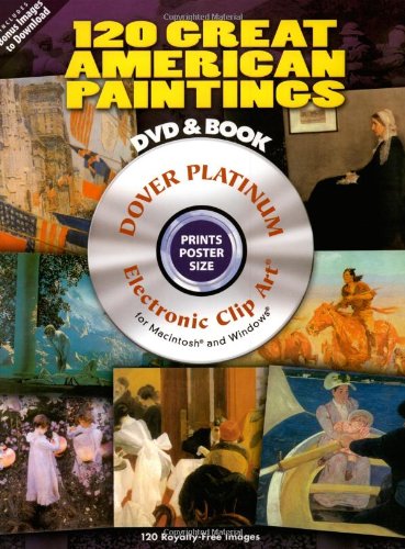120 Great American Paintings Platinum DVD and Book (Dover Electronic