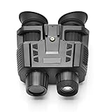 BINOCK Nachtsichtsgerät 4K, Night Vision Binoculars mit Kopfhalterung,6X Digitaler Zoom Infrarot Nachtsichtbrille, Fernglas mit Nachtsicht für Jagd Camping Beobachtung