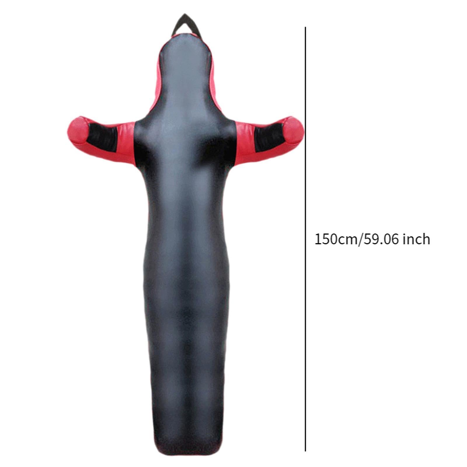 rockible Mma Grappling Punching Dummy Bag Practice Dummy Vuoto Non Riempito Appeso Lancio Kick Boxing Dummy Mma Wrestling Punch Bag