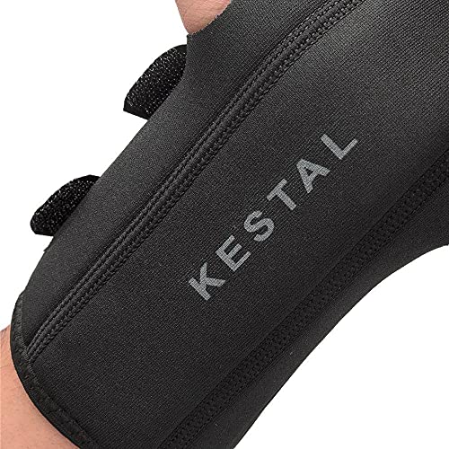 Munhequeira com Tala e Tiras Bilateral, Preto, GG, Kestal