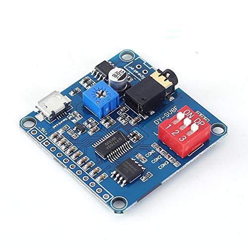 PEMENOL Voice Playback Module Music Player Voice prompts Voice Broadcast Device MP3 Trigger